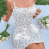 Mini robe à fleurs sexy