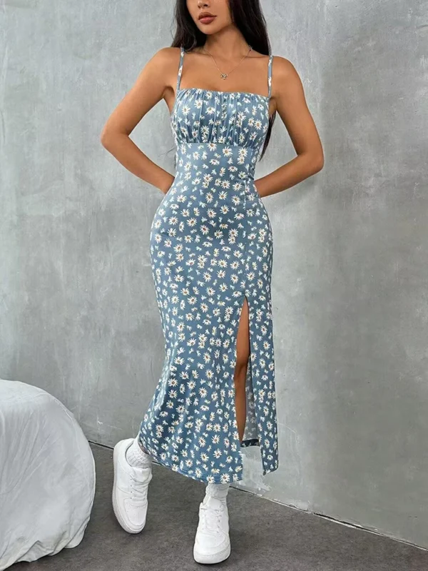 Robe longue en fibre
