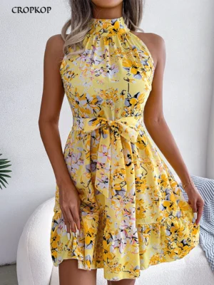 Robes décontractées Sexy Floral