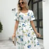 Robe imprimée élégante