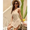 Robe de plage à double fente