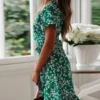 Robe en jersey imprimé fleuri