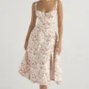 Robe de luxe à fleurs