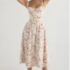 Robe de luxe à fleurs