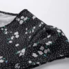 Mini robe florale à manches courtes