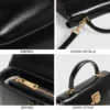 Sac à main en cuir avec écharpe