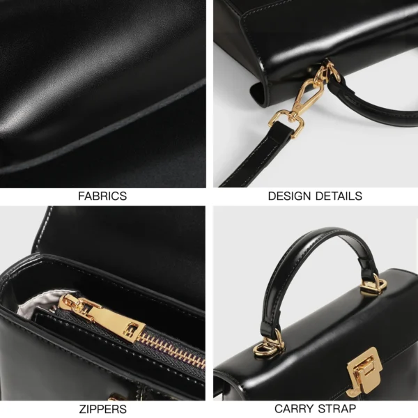 Sac à main en cuir avec écharpe