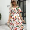 Robe imprimée élégante