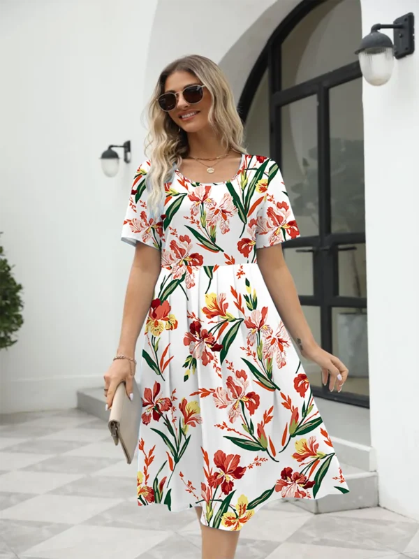 Robe imprimée élégante