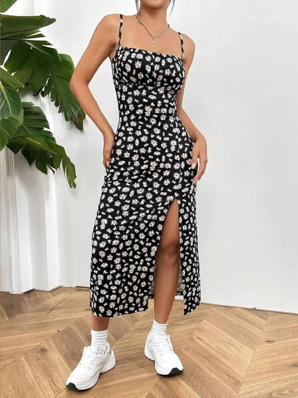 Robe longue en fibre