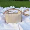 Petit sac à main en paille