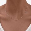 Collier nœud à breloques