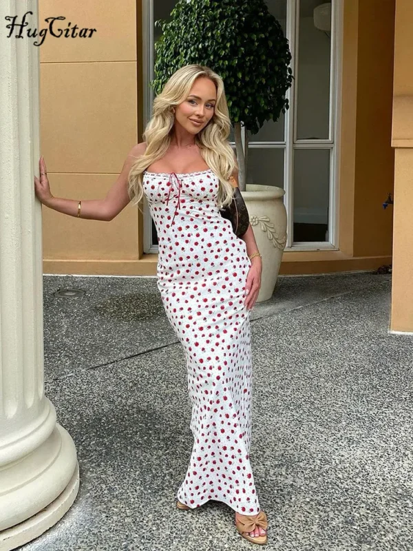 Robe élégante imprimée floral