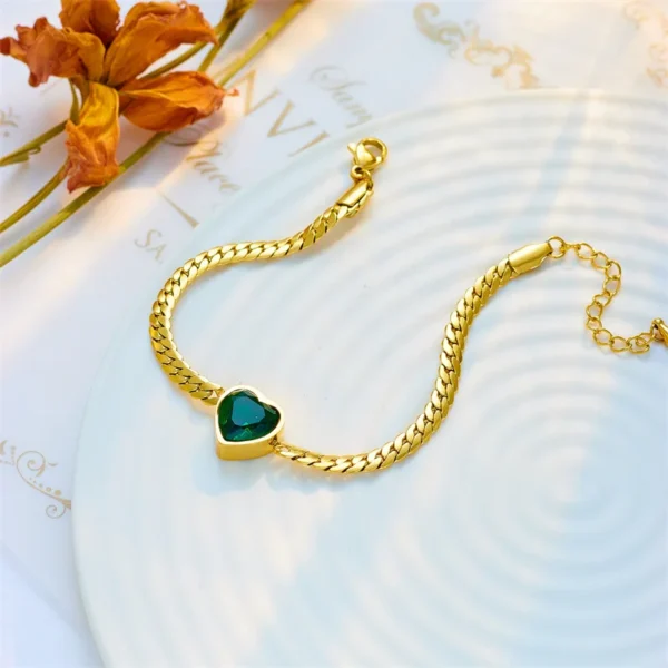 Pendentif en cristal cœur