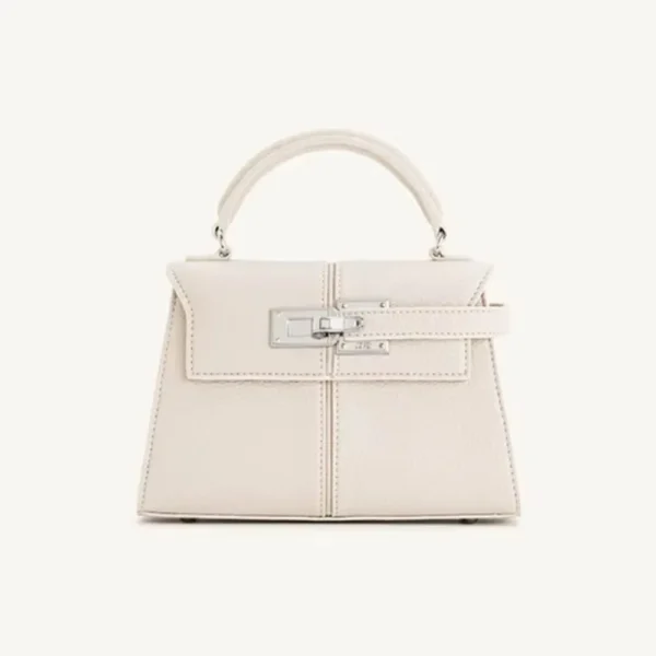 Sac en cuir trapézoïdal
