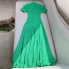 Robe longue à volants