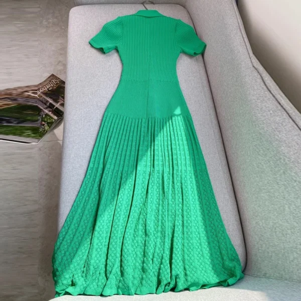 Robe longue à volants