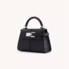 Sac en cuir trapézoïdal