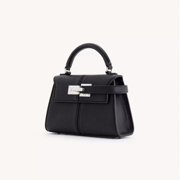 Sac en cuir trapézoïdal