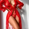 Chemise de nuit transparente
